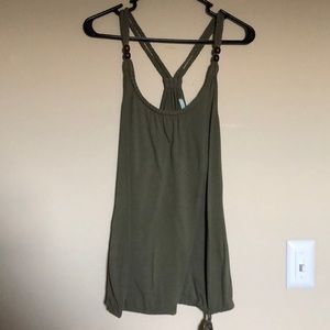 Maurices large Army green tank